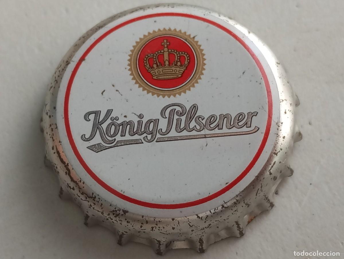 Coleccionismo de cervezas: Chapa tap&oacute;n corona de la cerveza alemana K&Ouml;NIG PILSENER