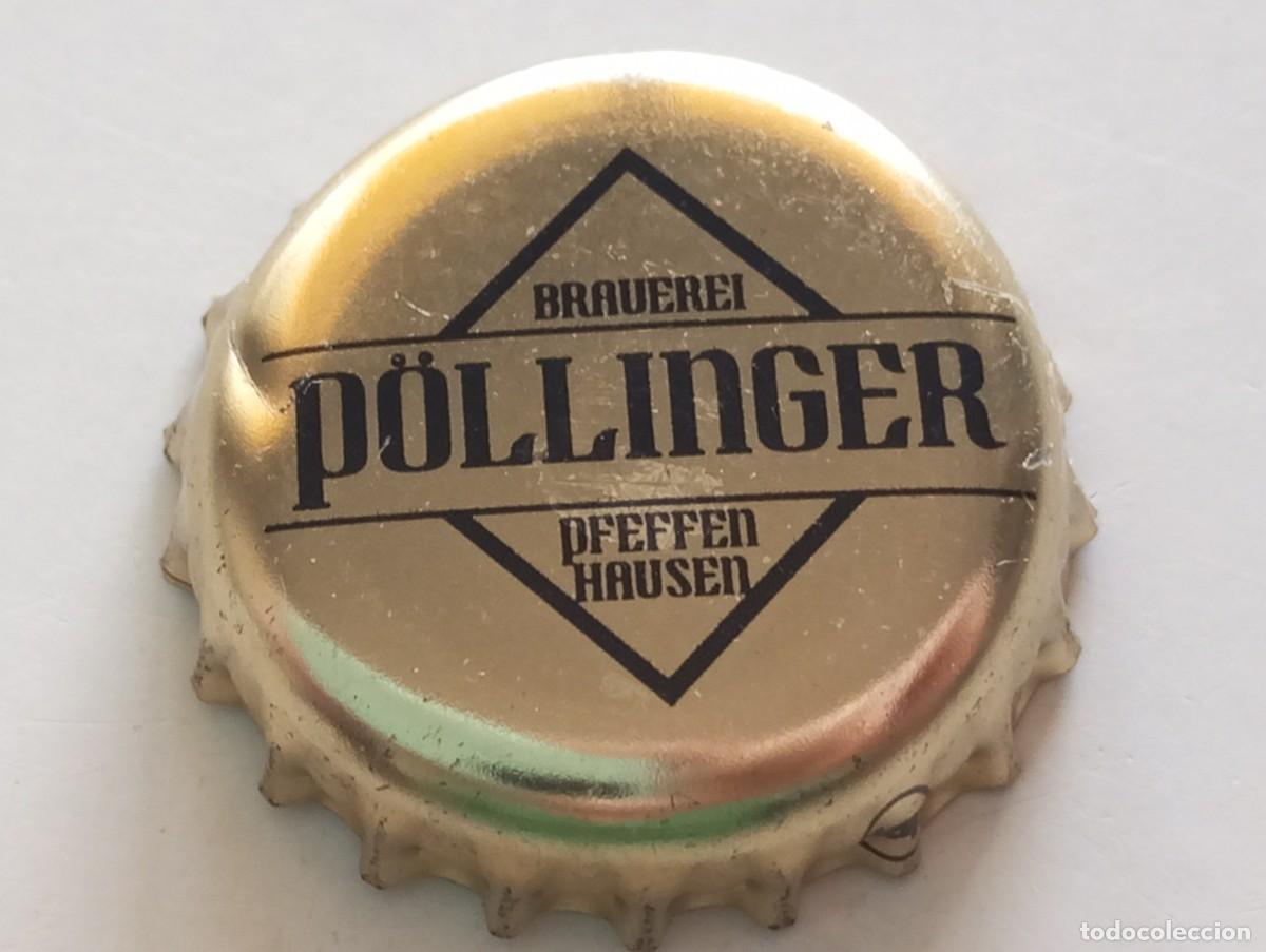 Coleccionismo de cervezas: Chapa tap&oacute;n corona de la cerveza alemana P&Ouml;LLINGER BRAUEREI - PFEFFEN HAUSEN