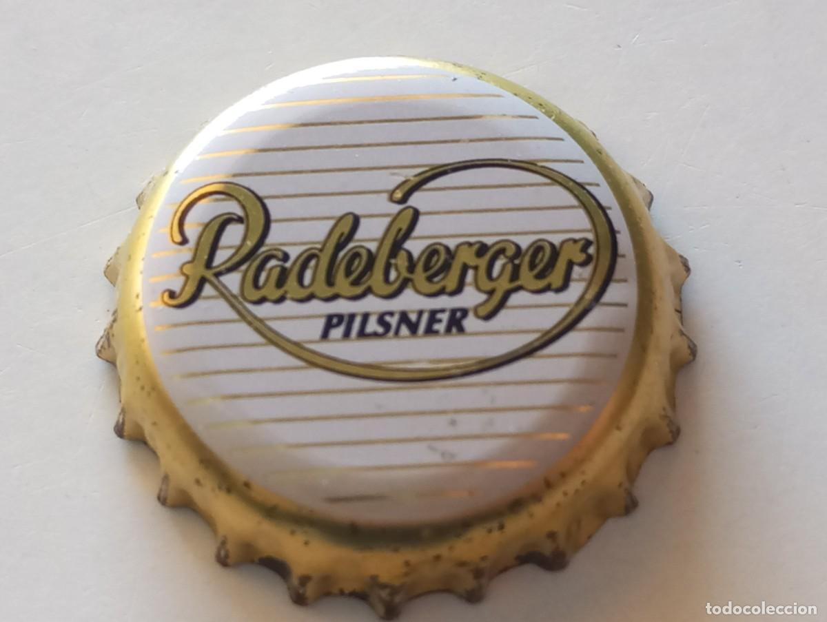 Coleccionismo de cervezas: Chapa tap&oacute;n corona de la cerveza alemana RADEBERGER PILSNER