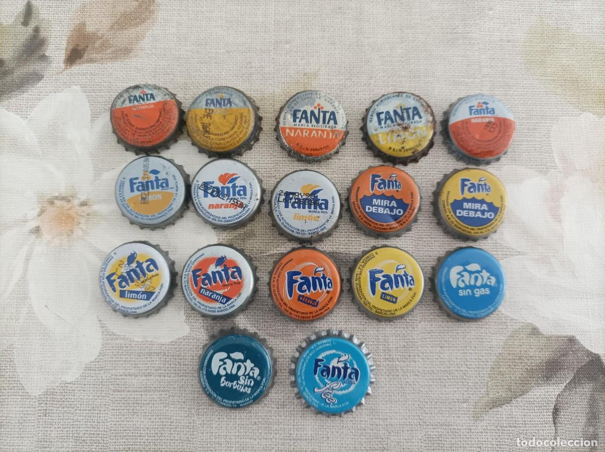 Coleccionismo de cervezas: Chapas tapon corona lote Fanta