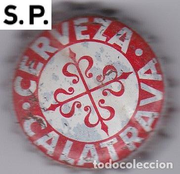 Coleccionismo de cervezas: Chapa Espa&ntilde;a calatrava cerveza tapon corona