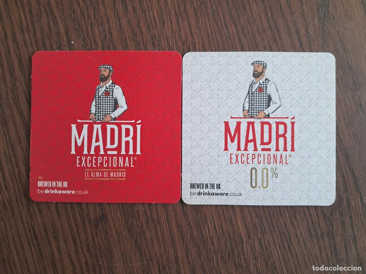 Coleccionismo de cervezas: posavasos de cerveza, Madr&iacute; excepcional, el alma de Madrid, 0.0 alcohol.