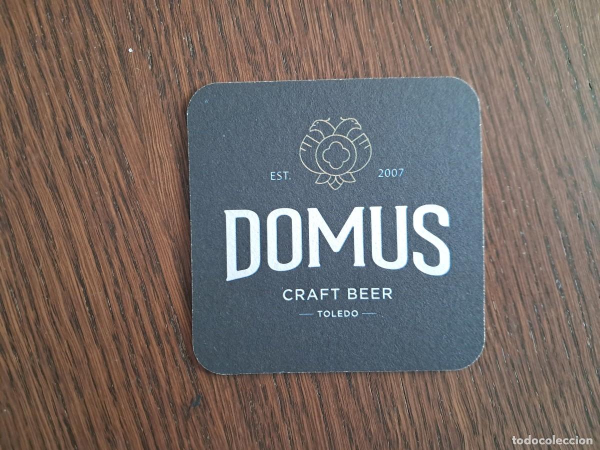 Coleccionismo de cervezas: posavasos de cerveza artesana, Domus, Toledo.