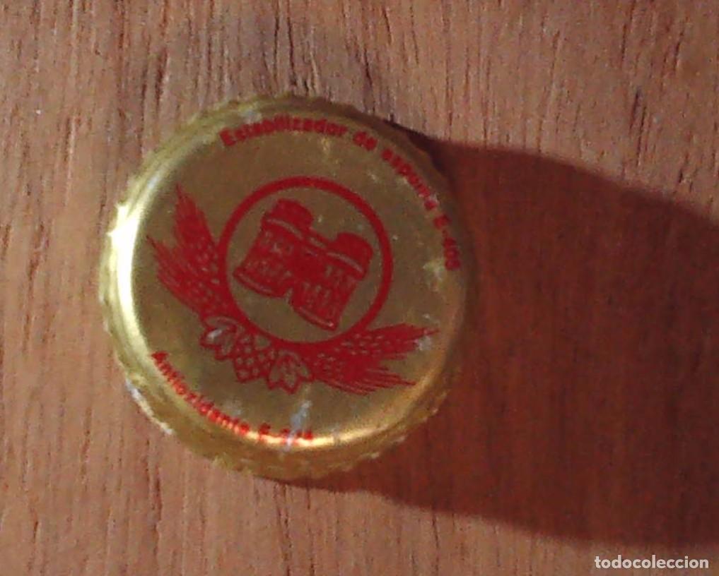 Sammeln von Brauereiartikeln: turia cerveza rosca chapa tapon tapa vintage