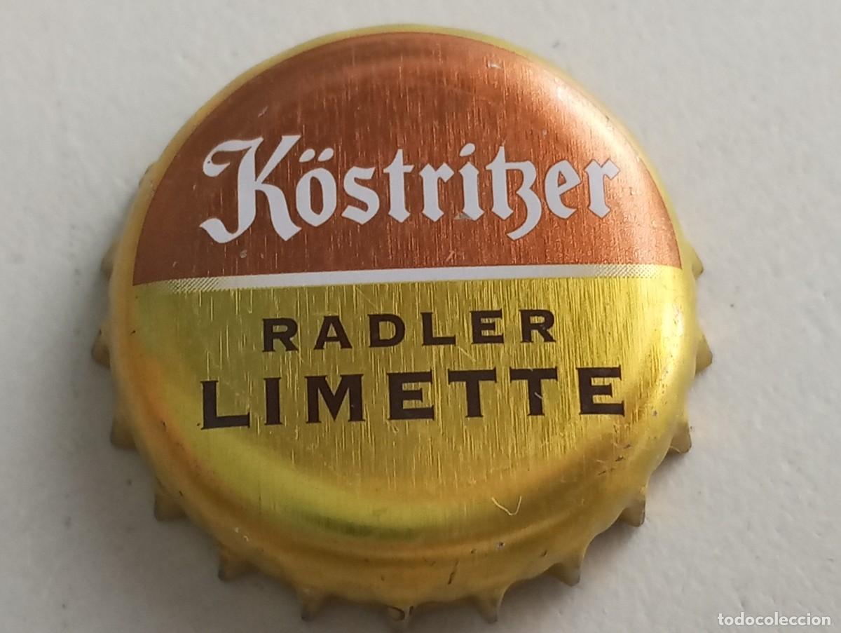 Coleccionismo de cervezas: Chapa tap&oacute;n corona de la cerveza alemana K&Ouml;STRITZER RADLER LIMETTE
