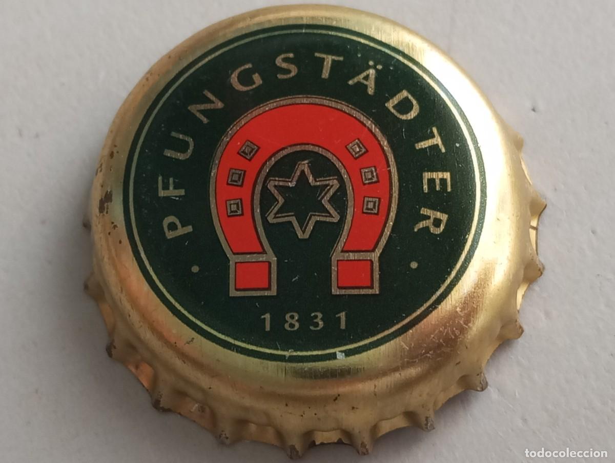 Coleccionismo de cervezas: Chapa tap&oacute;n corona de la cerveza alemana PFUNGST&Auml;DTER 1831