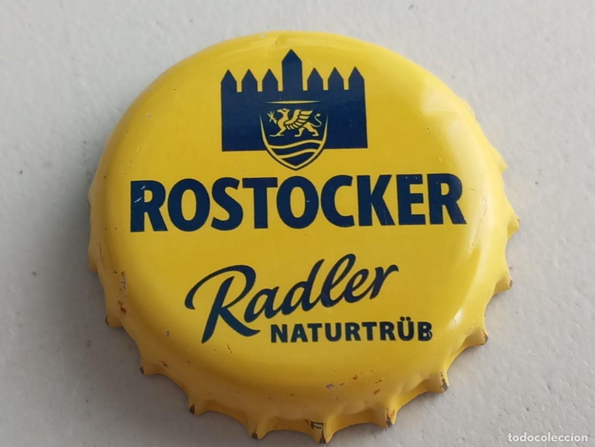 Coleccionismo de cervezas: Chapa tap&oacute;n corona de la cerveza alemana ROSTOCKER RADLER NATURTR&Uuml;B
