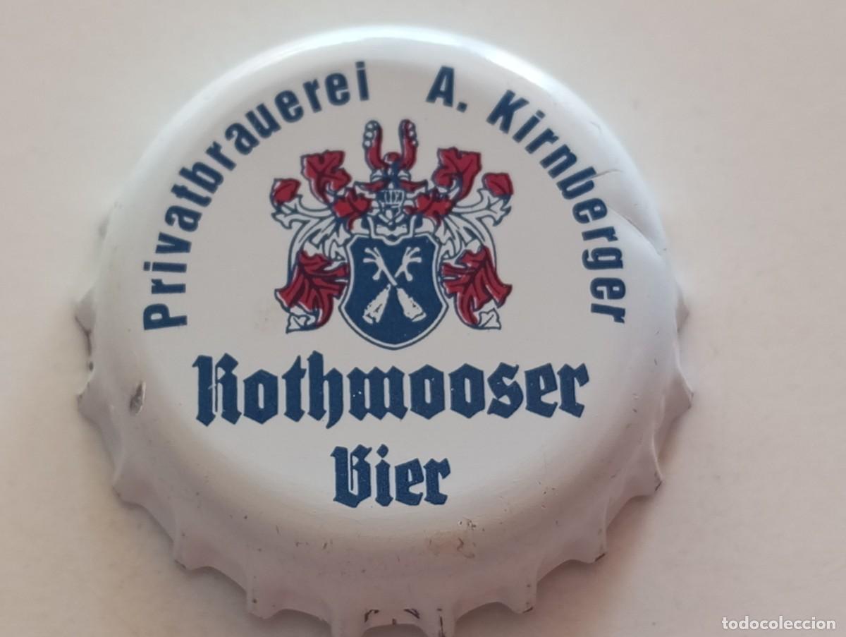 Coleccionismo de cervezas: Chapa tap&oacute;n corona de la cerveza alemana ROTHMOOSER BIER PRIVATBRAUEREI A. KIRNBERGER