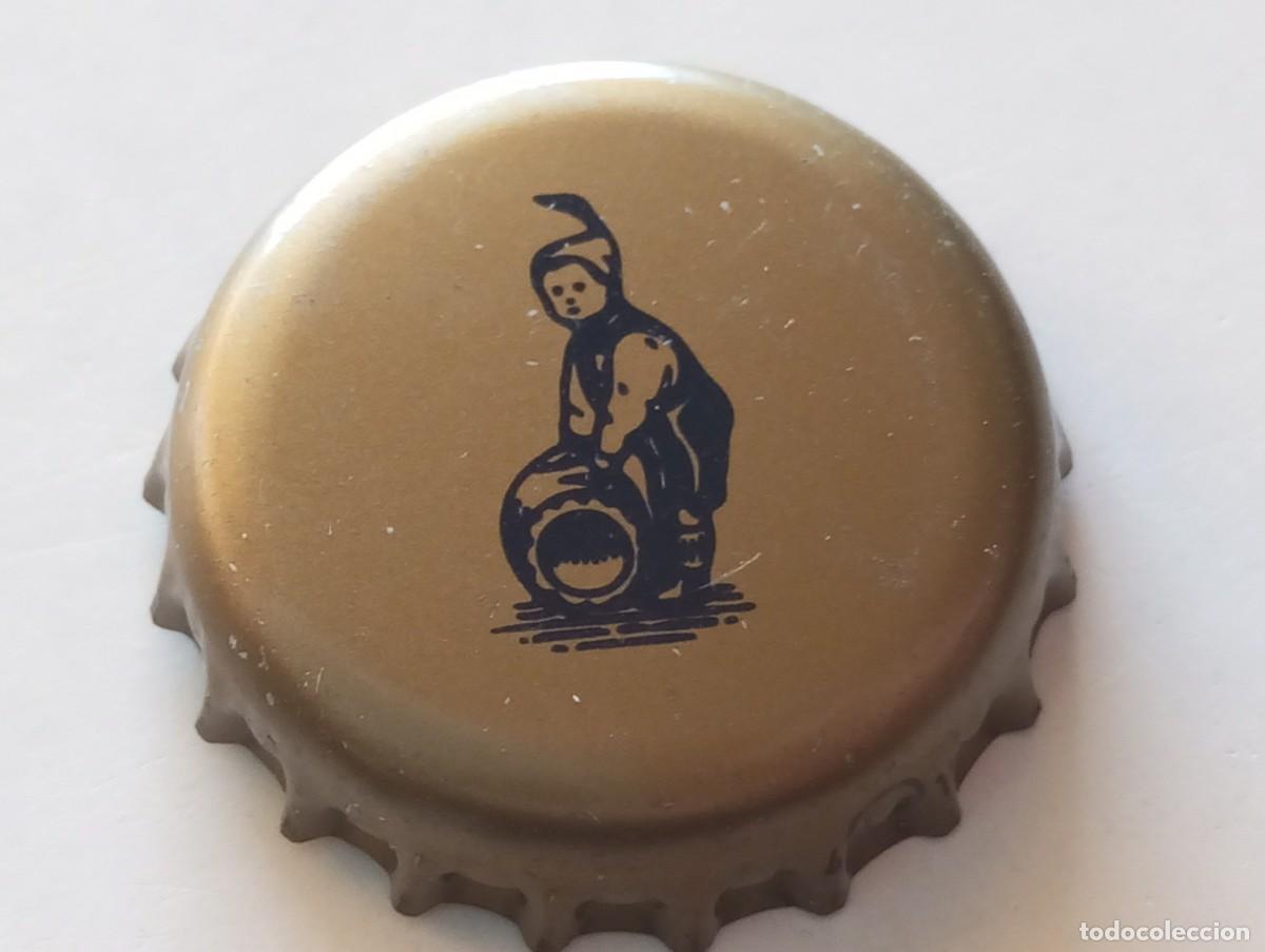 Coleccionismo de cervezas: Chapa tap&oacute;n corona de la cerveza alemana SCHLAPPE SEPPEL