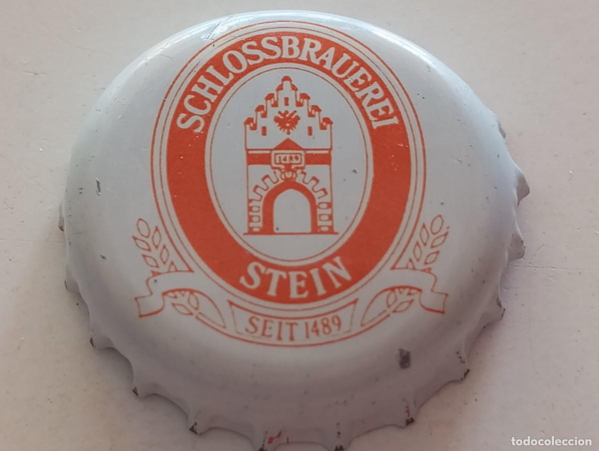 Coleccionismo de cervezas: Chapa tap&oacute;n corona de la cerveza alemana SCHLOSSBRAUEREI STEIN SEIT 1489