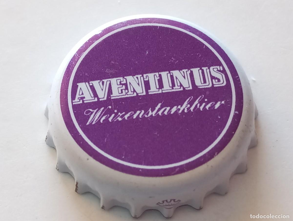 Coleccionismo de cervezas: Chapa tap&oacute;n corona de la cerveza alemana SCHNEIDER AVENTINUS WEIZENSTARKBIER