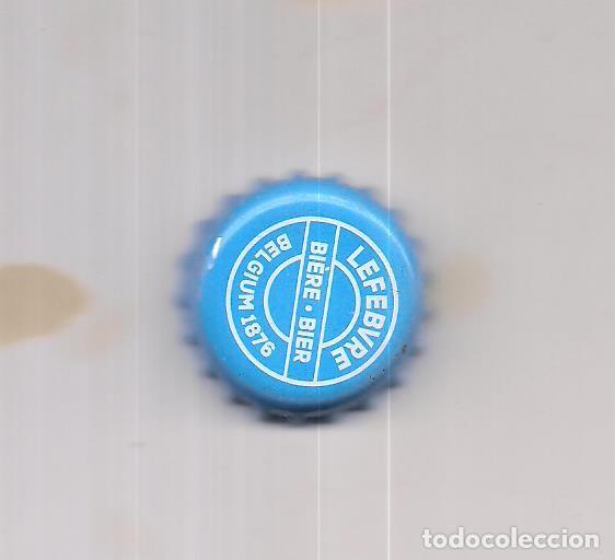 Coleccionismo de cervezas: 1 chapa lefevre B&eacute;lgica