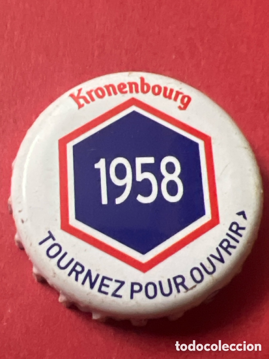 Coleccionismo de cervezas: T4/X65/N3. T4/X65/J2. CHAPA CERVEZA - KRONEMBOURG
