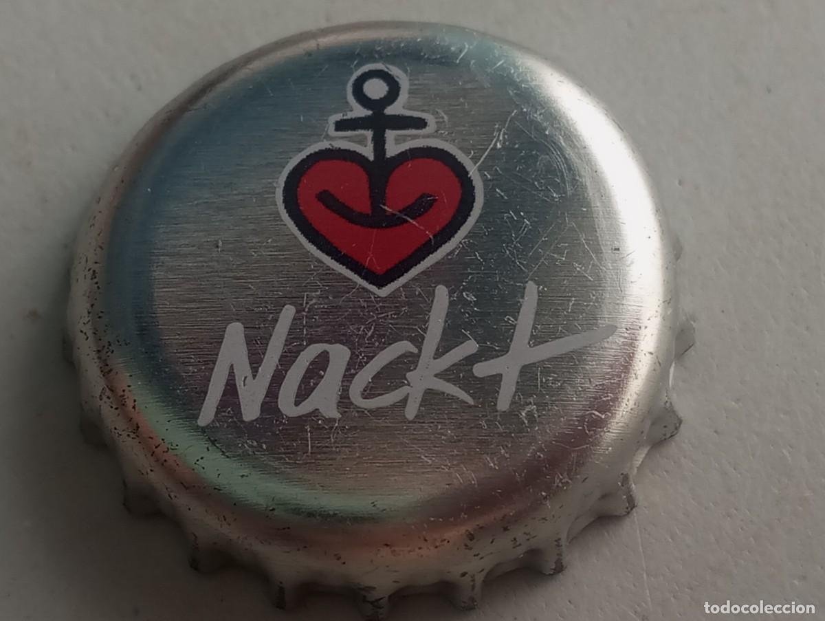 Coleccionismo de cervezas: Chapa tap&oacute;n corona de la cerveza alemana ASTRA NACKT
