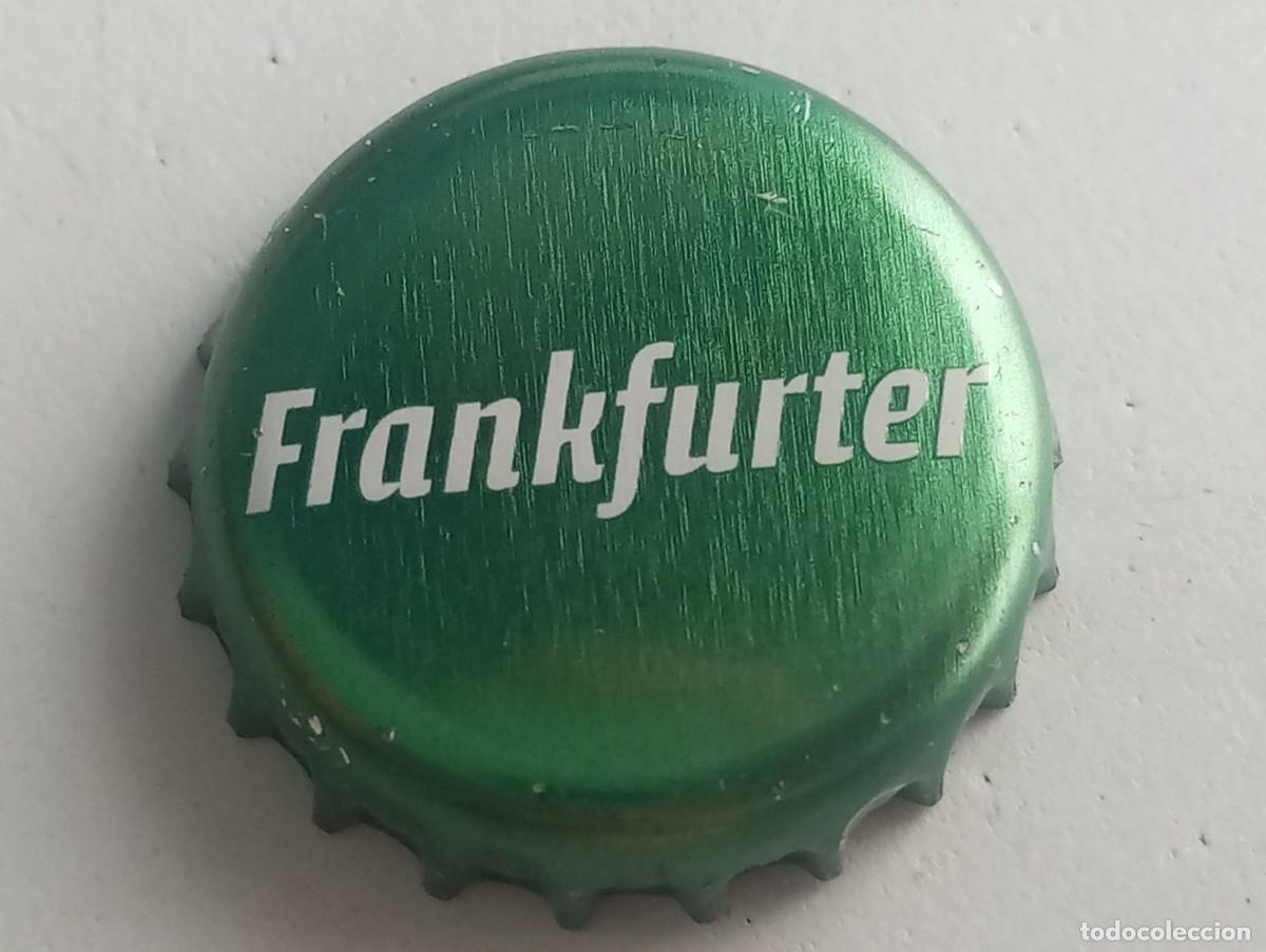 Coleccionismo de cervezas: Chapa tap&oacute;n corona de la cerveza alemana FRANKFURTER