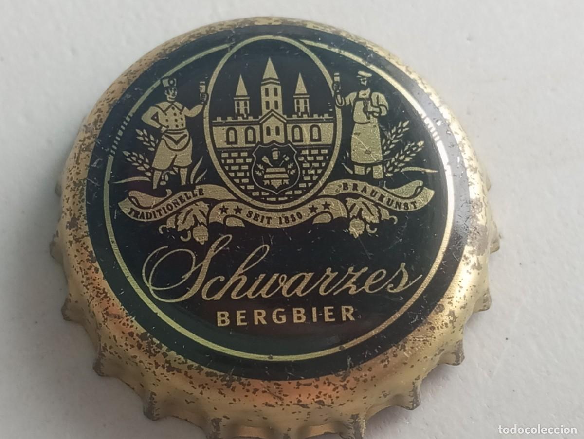 Coleccionismo de cervezas: Chapa tap&oacute;n corona de la cerveza alemana FREIBERGISCH SCHWARZES BERGBIER