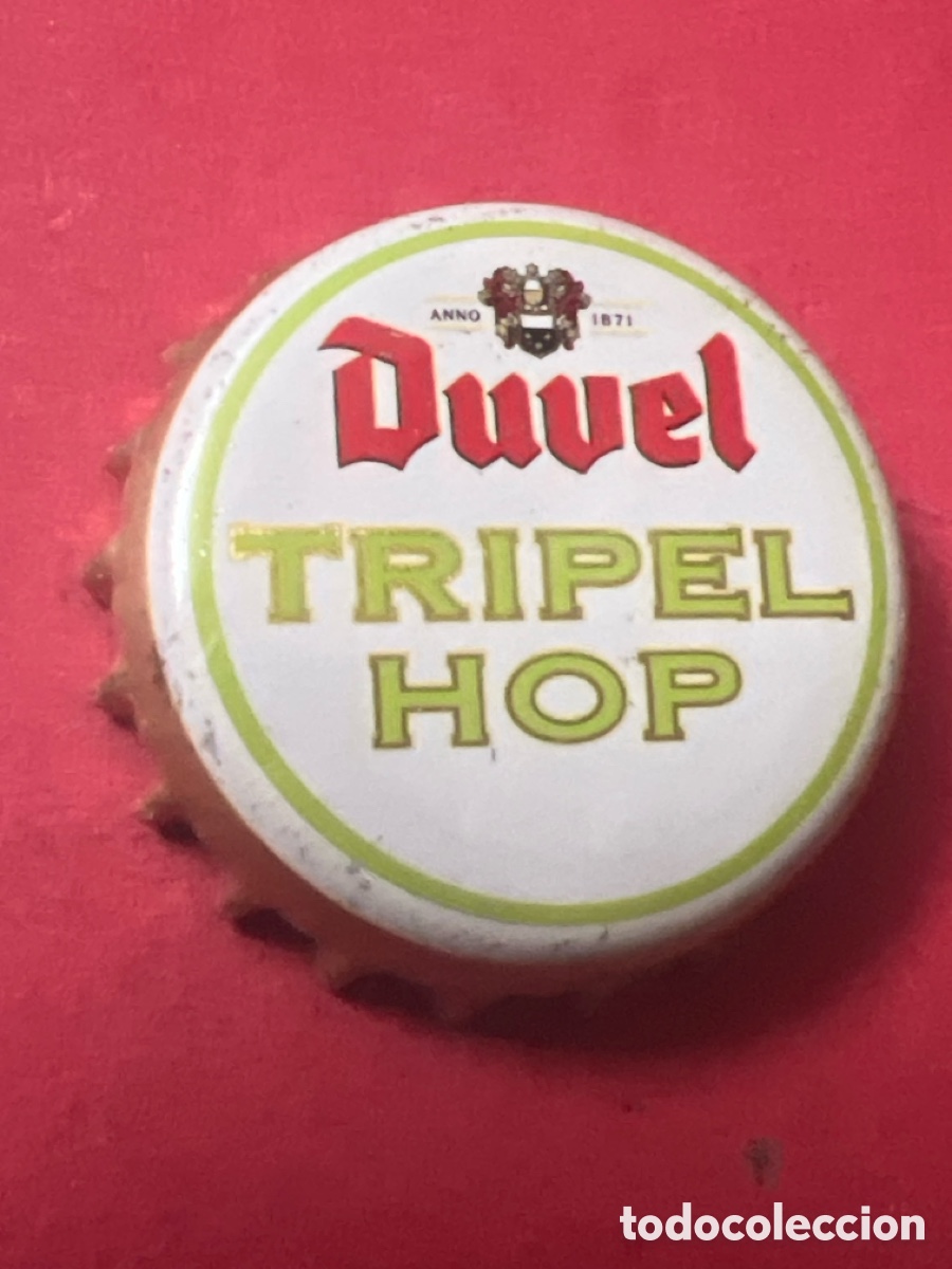 Coleccionismo de cervezas: T4/X64/C3. CHAPA CERVEZA - Duvel Tripel Hop Anno 1871