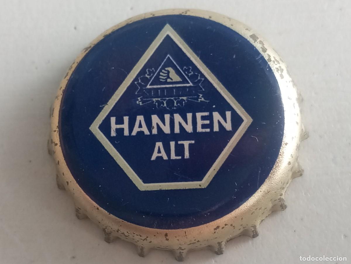 Coleccionismo de cervezas: Chapa tap&oacute;n corona de la cerveza alemana HANNEN ALT