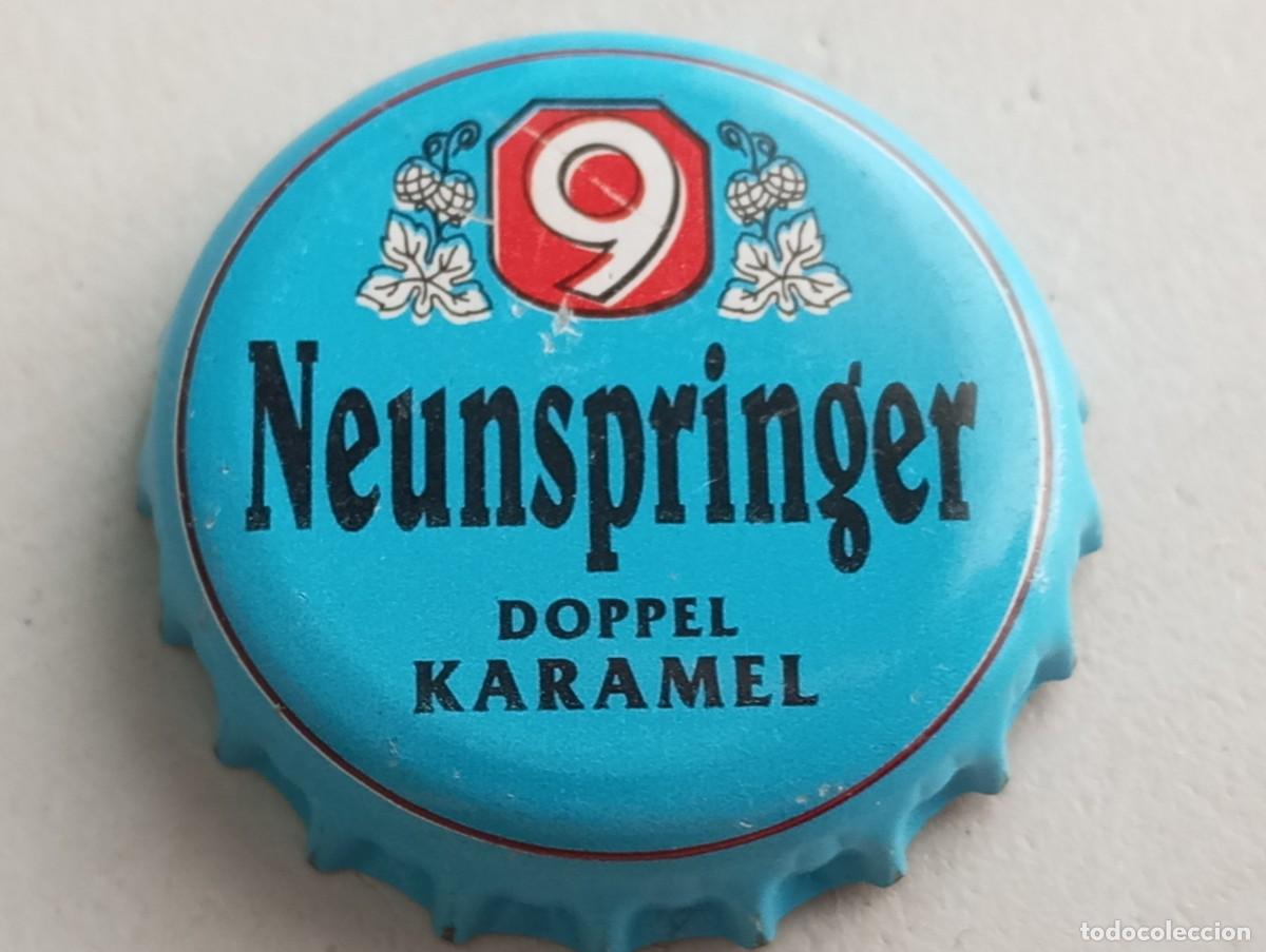 Coleccionismo de cervezas: Chapa tap&oacute;n corona de la cerveza alemana NEUNSPRINGER 9 DOPPEL KARAMEL