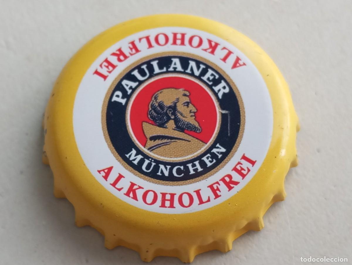 Coleccionismo de cervezas: Chapa tap&oacute;n corona de la cerveza alemana PAULANER M&Uuml;NCHEN RADLER ALKOHOLFREI