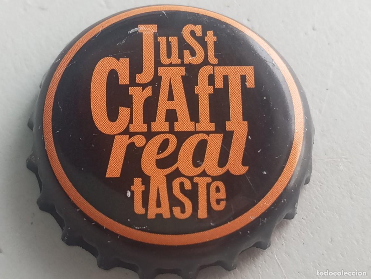 Coleccionismo de cervezas: Chapa tap&oacute;n corona de la cerveza alemana RATSHERRN PALE ALE - JUST CRAFT REAL TASTE