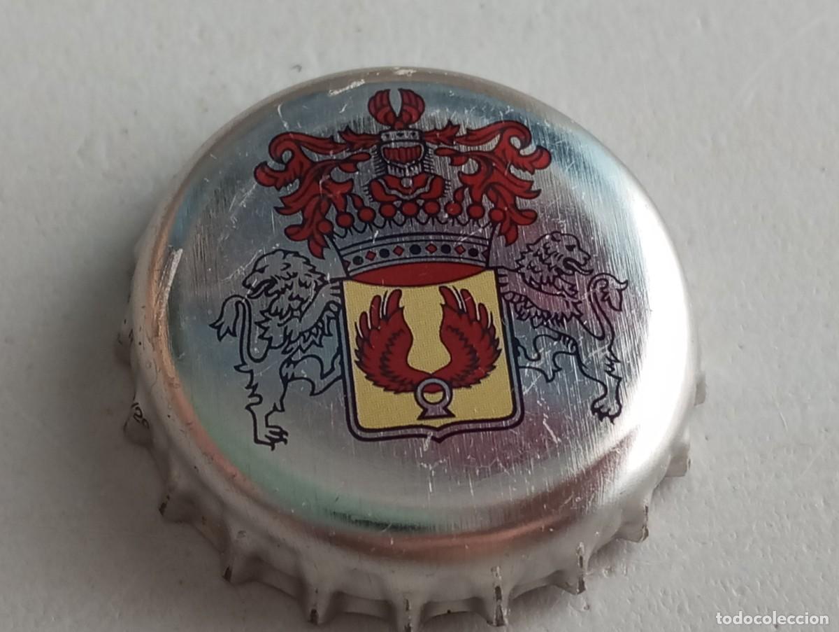Coleccionismo de cervezas: Chapa tap&oacute;n corona de la cerveza alemana SCHLOSSBRAUEREI RHEDER