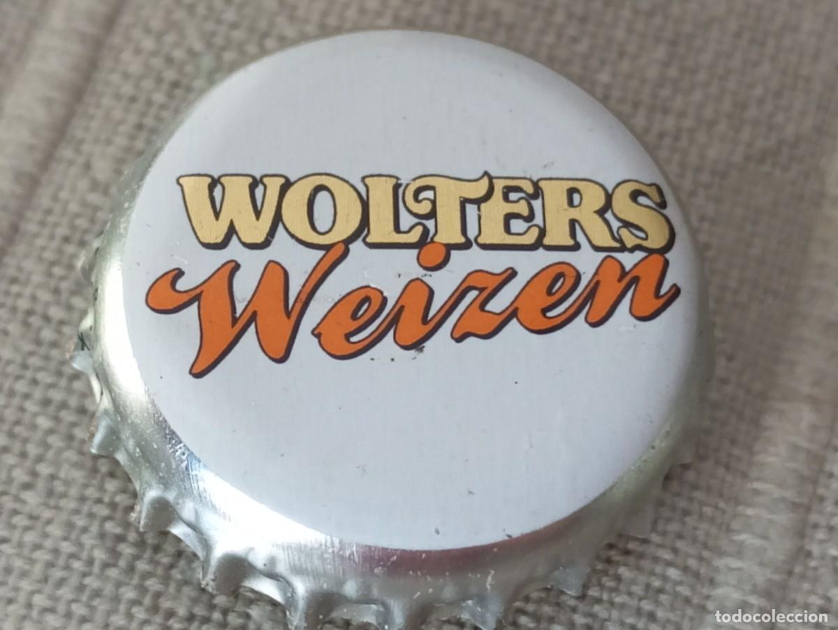 Coleccionismo de cervezas: Chapa tap&oacute;n corona de la cerveza alemana WOLTERS WEIZEN