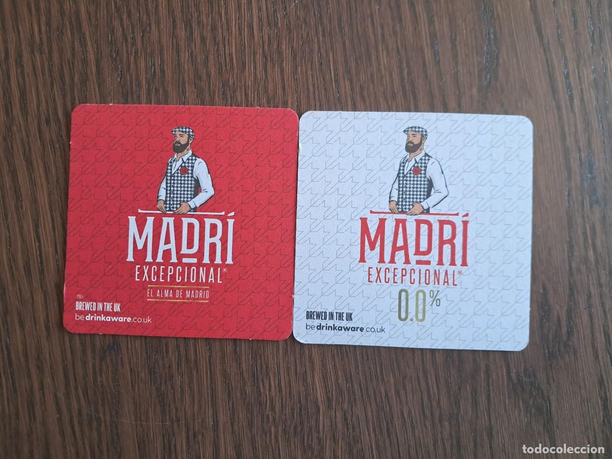 Coleccionismo de cervezas: posavasos de cerveza, Madr&iacute; excepcional, el alma de Madrid, 0.0 alcohol.