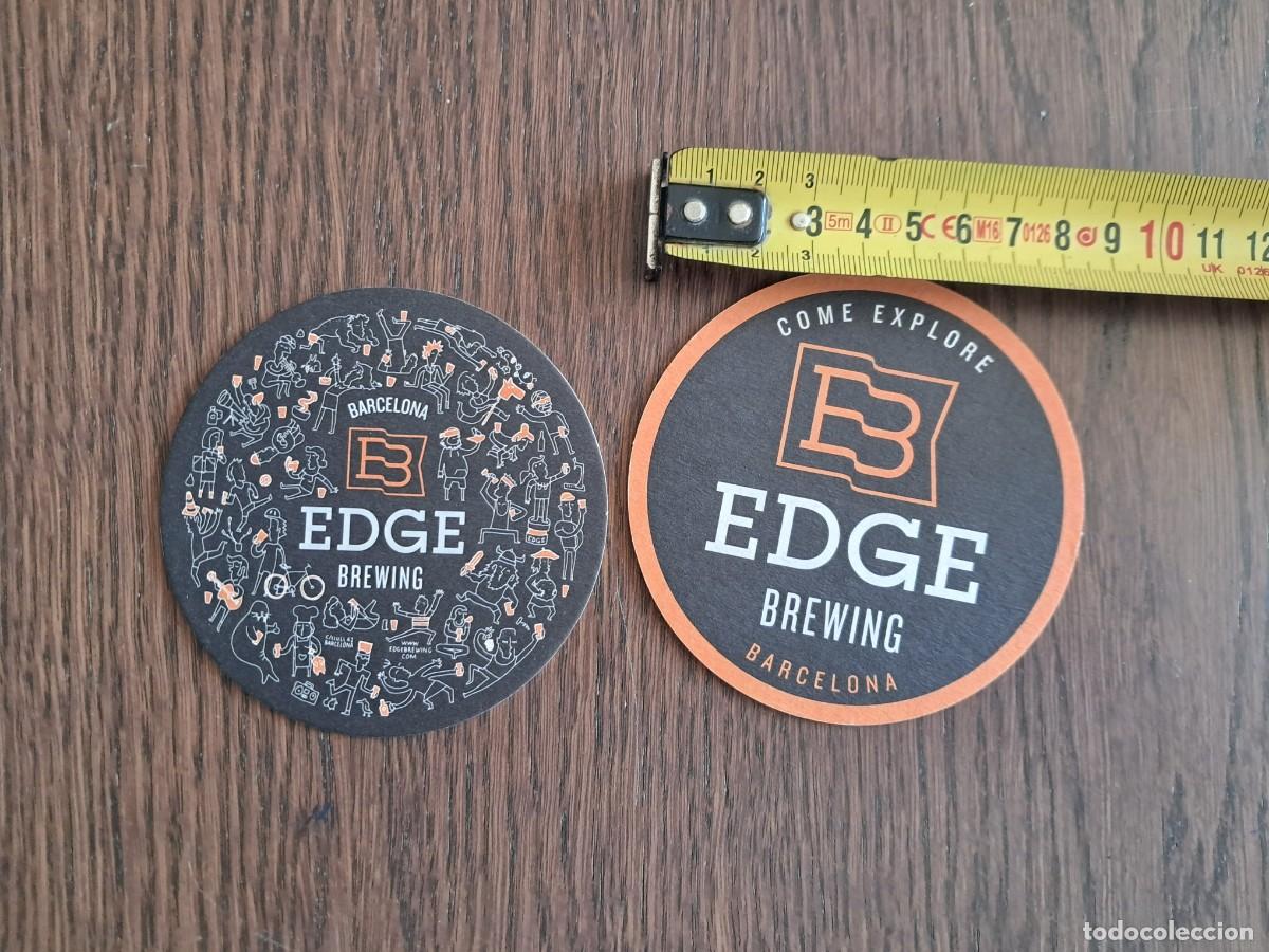 Coleccionismo de cervezas: posavasos de cerveza artesana, Edge brewing, Barcelona.