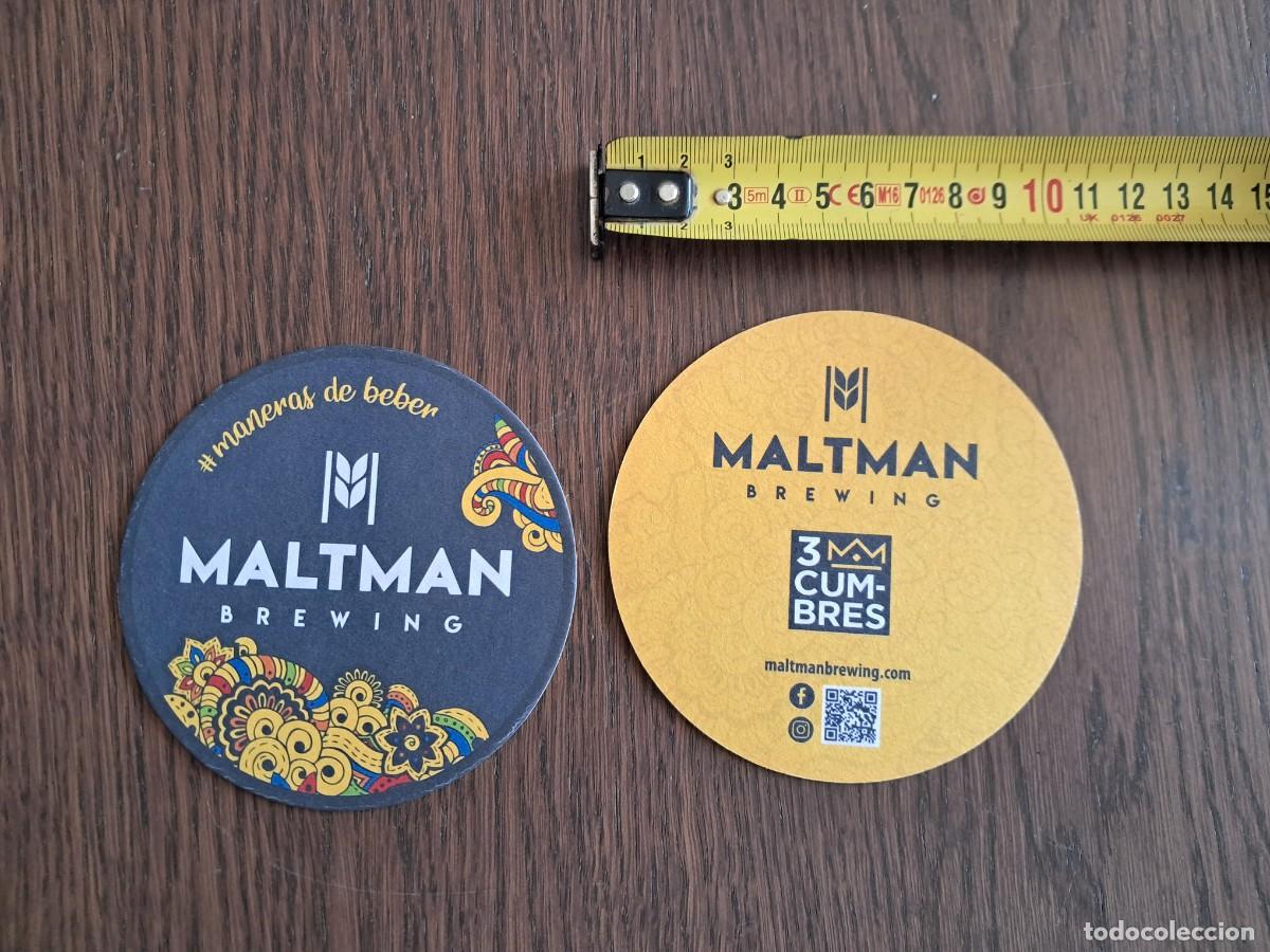 Coleccionismo de cervezas: posavasos de cerveza artesana, Maltman brewing, maneras de beber.