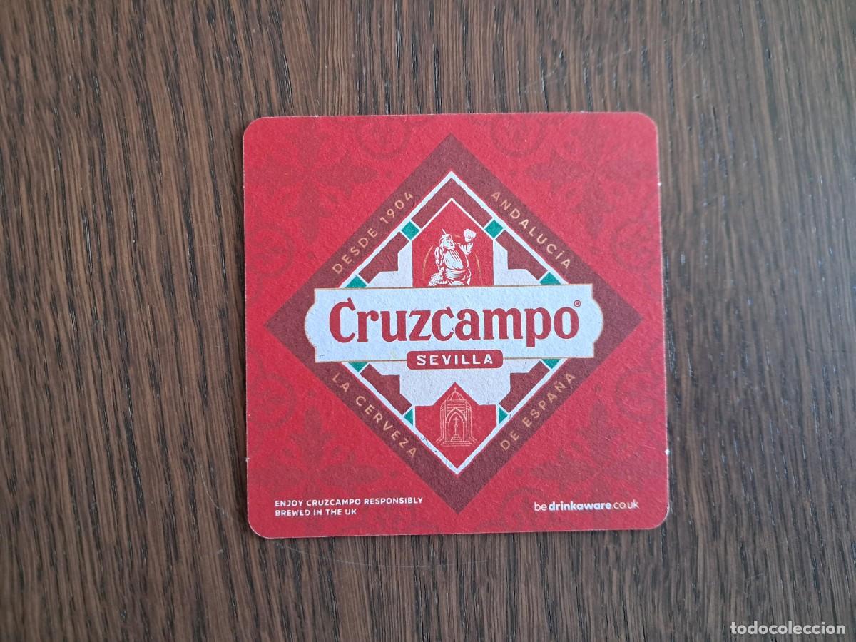 Coleccionismo de cervezas: posavasos de cerveza, Cruzcampo, Sevilla.