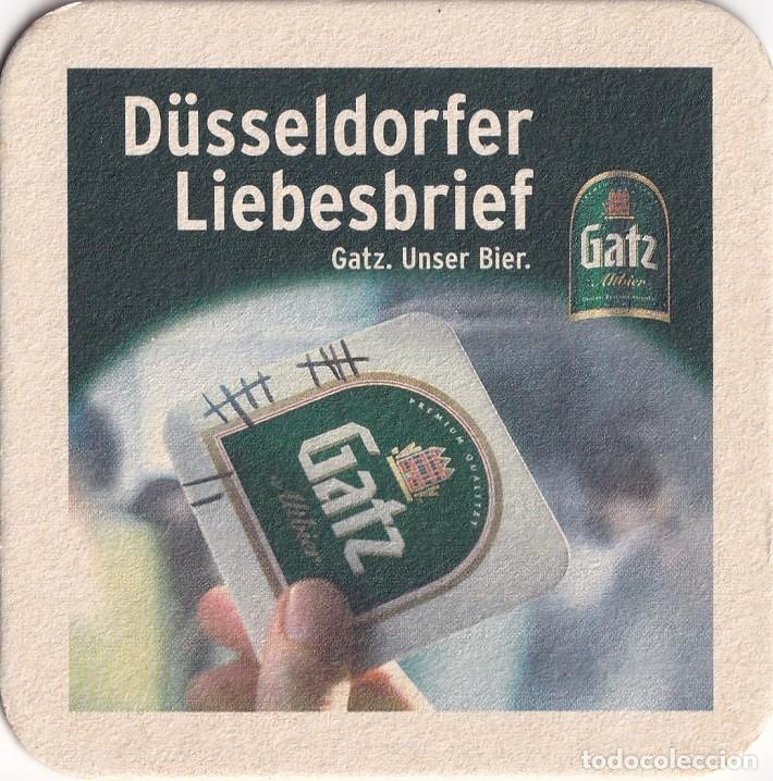 Coleccionismo de cervezas: Posavasos de cerveza alemana - D&uuml;sseldorfer Liebesbrief - Gatz - Unser Bier