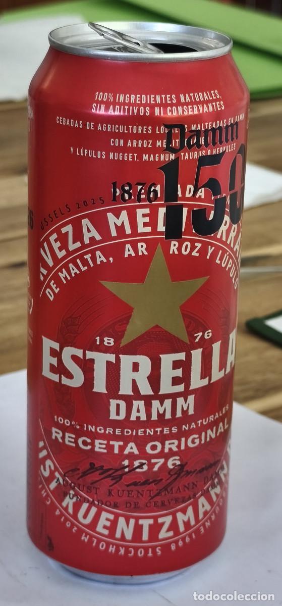 Coleccionismo de cervezas: BOTE LATA CERVEZA VAC&Iacute;A - ESTRELLA DAMM 150 Aniversario 0,5 Lts - BARCELONA