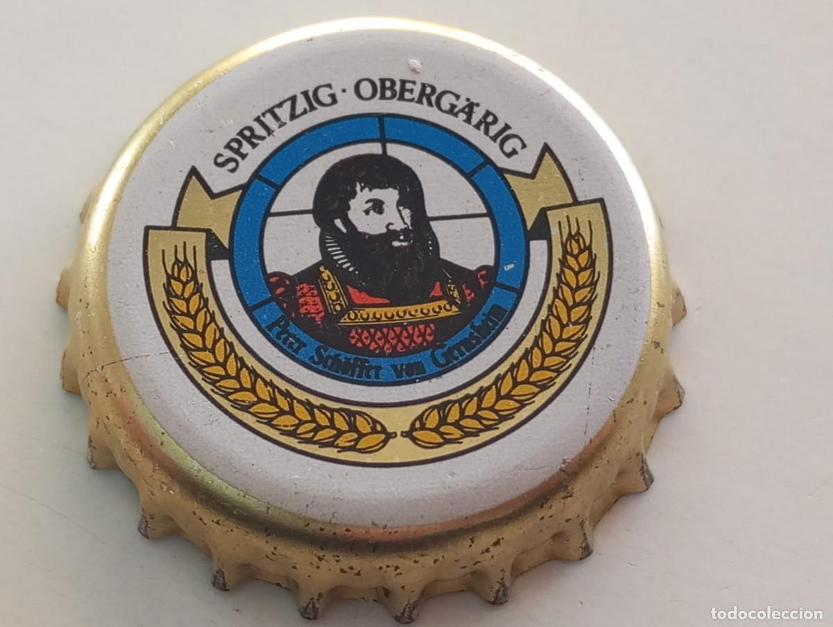 Coleccionismo de cervezas: Chapa tap&oacute;n corona de la cerveza alemana SCH&Ouml;FFERHOFER SPRITZIG-OBERG&Auml;RIG