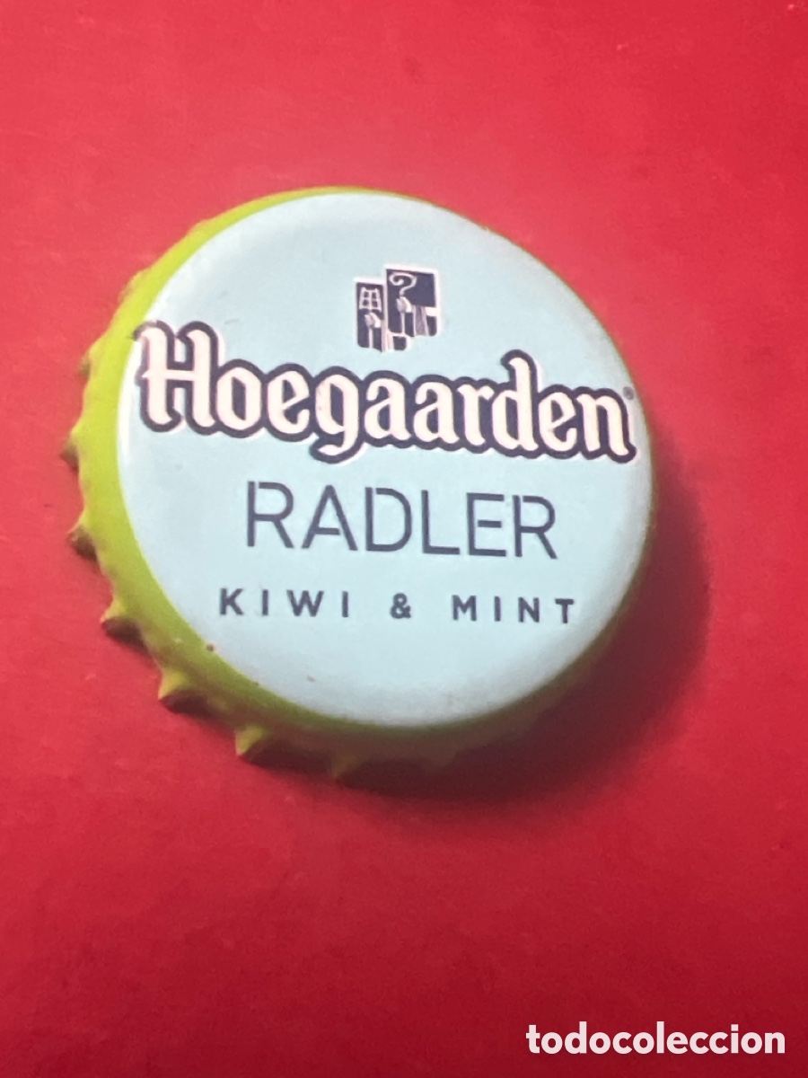 Coleccionismo de cervezas: T4/X61/E3. CHAPA CERVEZA - B&Eacute;LGICA - Hoegaarden Radler Kiwi & Mint
