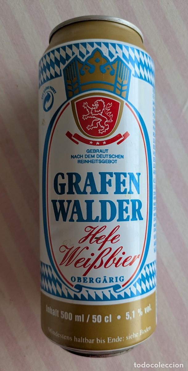 Coleccionismo de cervezas: Lata cerveza 50 cl Grafen Walder vacia