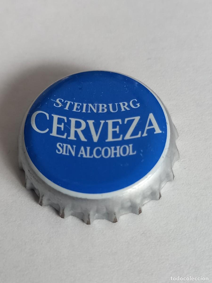 Coleccionismo de cervezas: CHAPA CERVEZA STEINBURG, SIN ALCOHOL. FACTOR&Iacute;A TCI