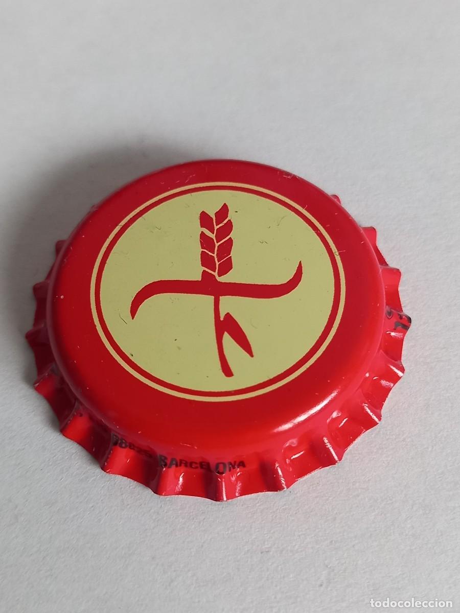 Coleccionismo de cervezas: CHAPA CERVEZA DAMM, FACTOR&Iacute;A U