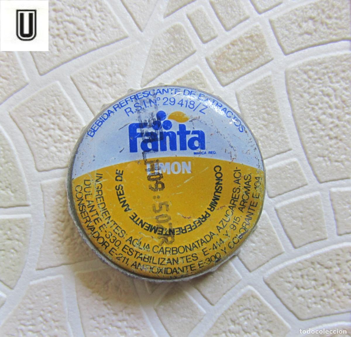 Coleccionismo de cervezas: CHAPAS TAPON CORONA CHAPA REFRESCO FANTA LIMON