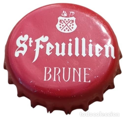 Coleccionismo de cervezas: Belgica Capsule Bi&egrave;re Beer Crown Cap St Feuillien Brune RP762 tap&oacute;n corona