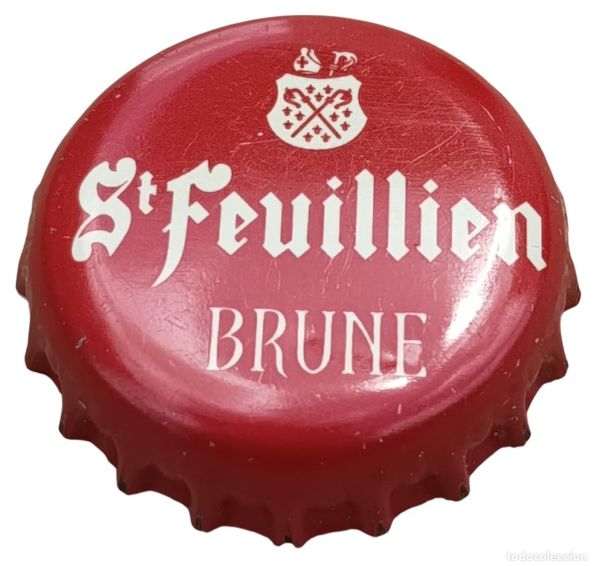 Coleccionismo de cervezas: Belgica Capsule Bi&egrave;re Beer Crown Cap St Feuillien Brune RP272 tap&oacute;n corona
