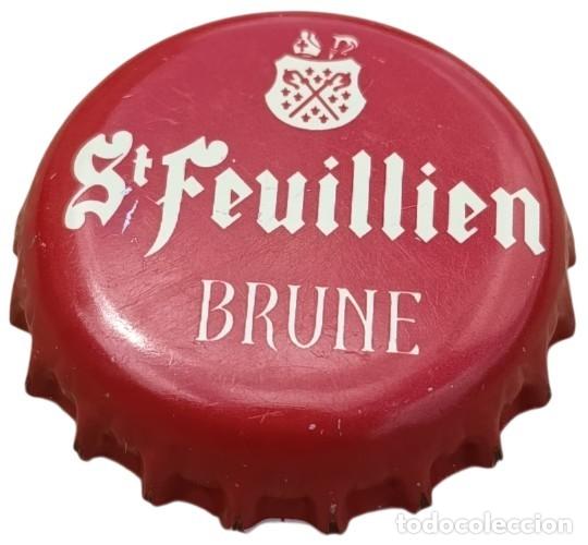 Coleccionismo de cervezas: Belgica Capsule Bi&egrave;re Beer Crown Cap St Feuillien Brune RP450 tap&oacute;n corona