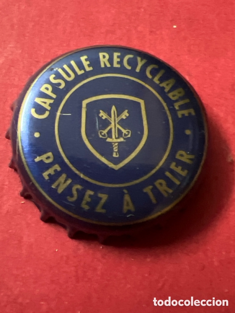 Coleccionismo de cervezas: T4/X62/A3. CHAPA CERVEZA - B&Eacute;LGICA - Capsule Recyclable Pensez &agrave; Trier