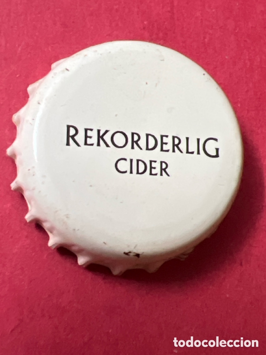 Coleccionismo de cervezas: T4/X62/A4. CHAPA SIDRA - Rekorderlig Cider