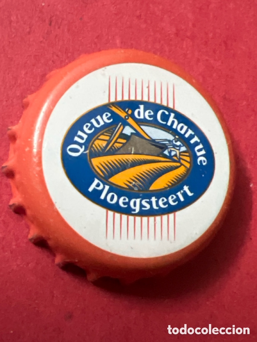 Coleccionismo de cervezas: T4/X62/C3. CHAPA CERVEZA - Queue de Charrue Ploegsteert