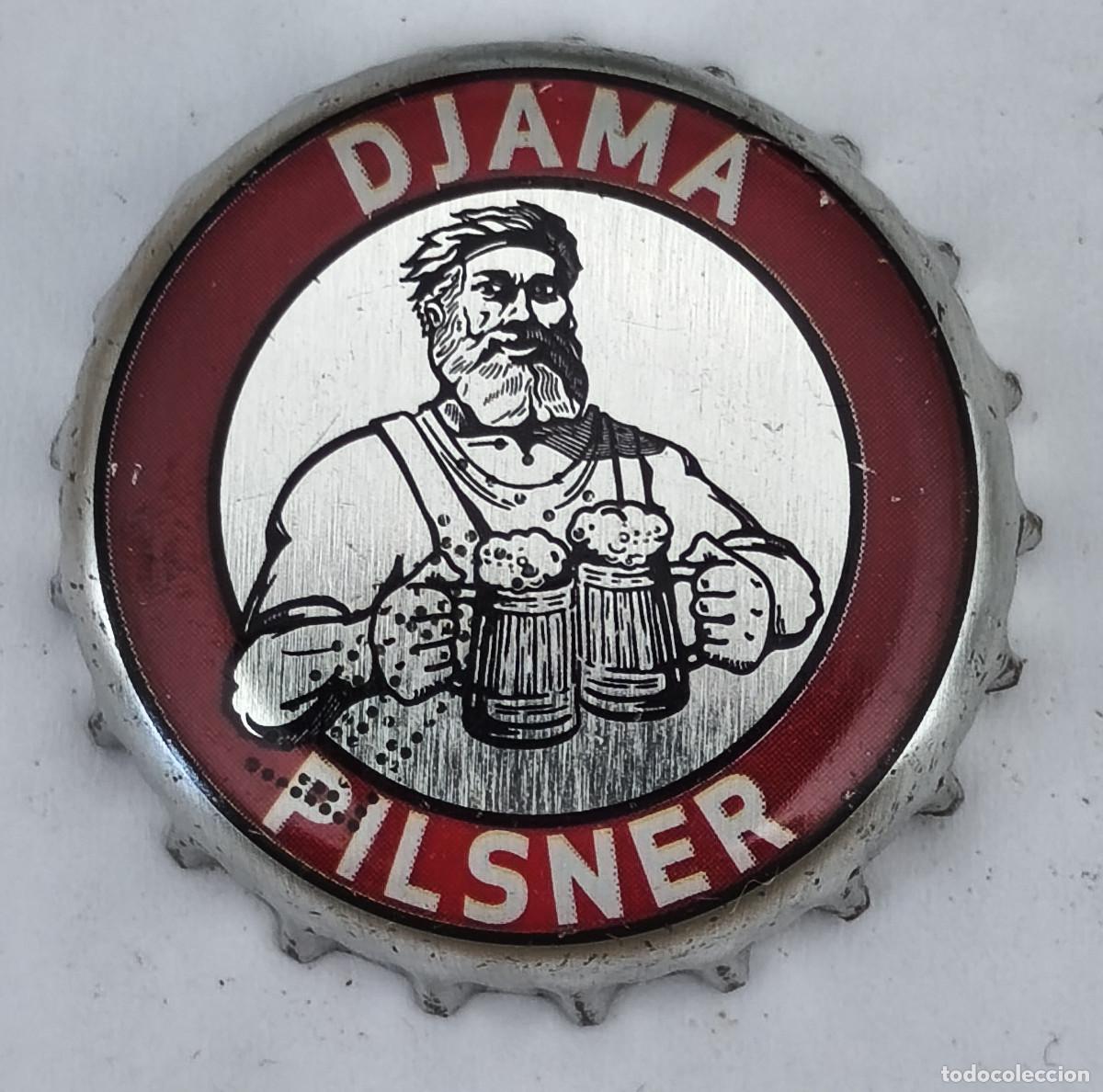 Coleccionismo de cervezas: CHAPA TAPON CORONA CERVEZA - DJAMA PILSNER - Africa ( TOGO )