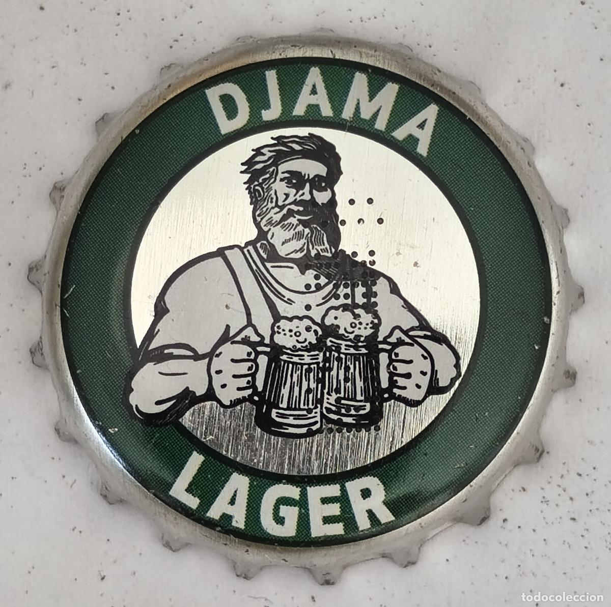 Coleccionismo de cervezas: CHAPA TAPON CORONA CERVEZA - DJAMA LAGER - Africa ( TOGO )