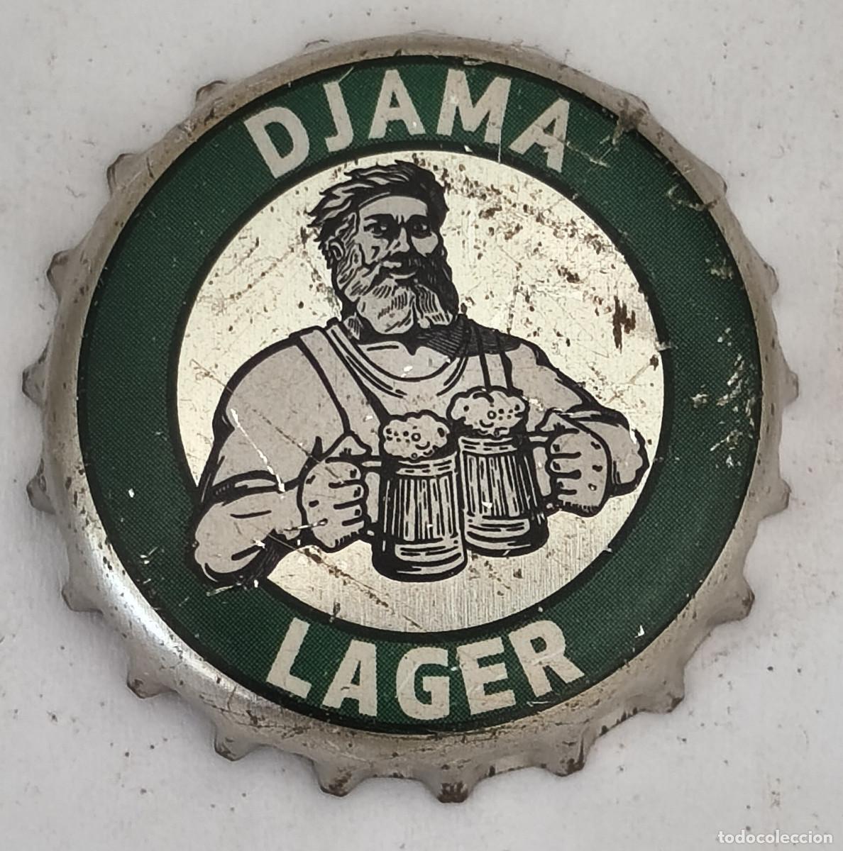 Coleccionismo de cervezas: CHAPA TAPON CORONA CERVEZA - DJAMA LAGER - Africa ( TOGO )