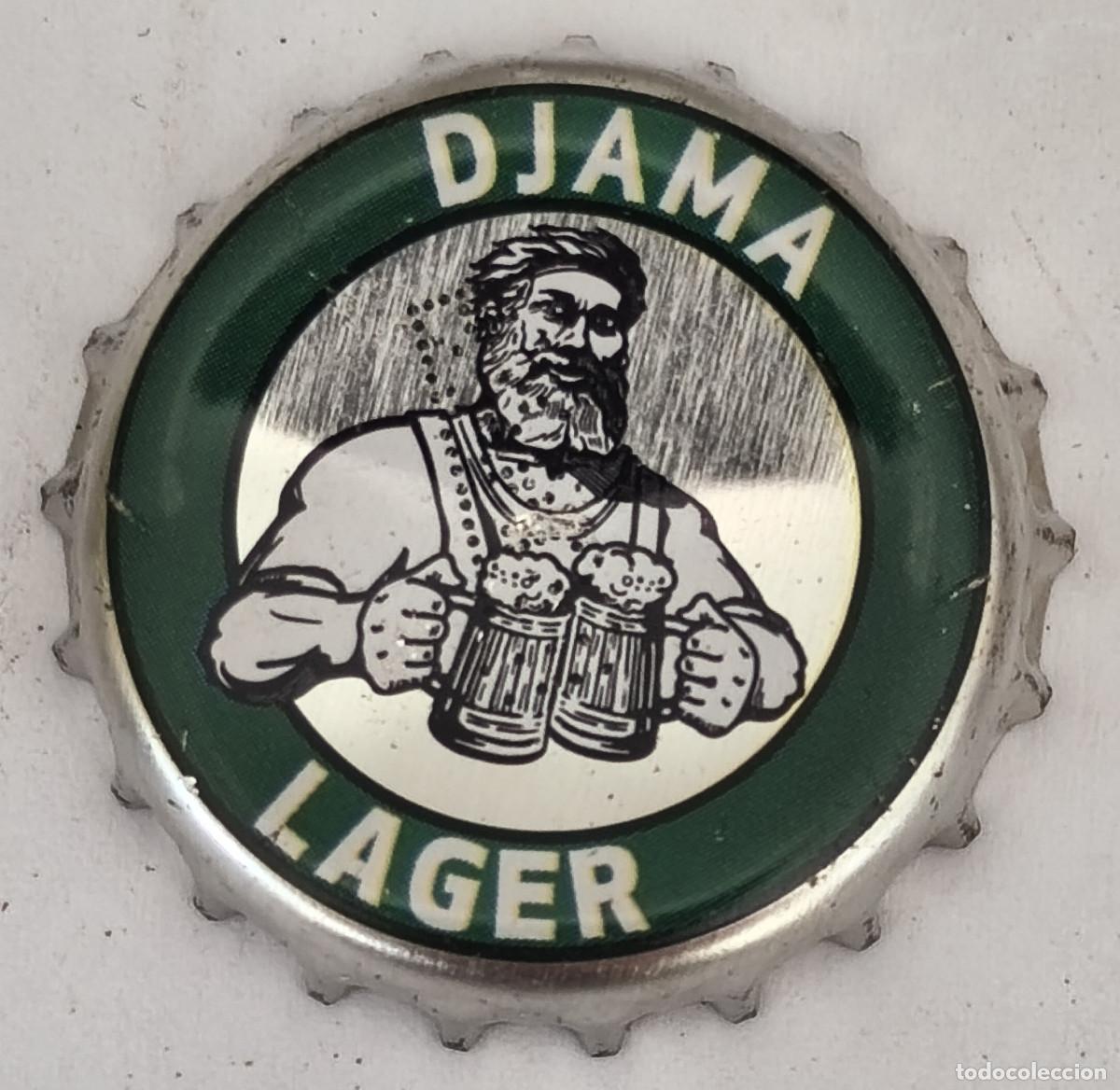 Coleccionismo de cervezas: CHAPA TAPON CORONA CERVEZA - DJAMA LAGER - Africa ( TOGO )