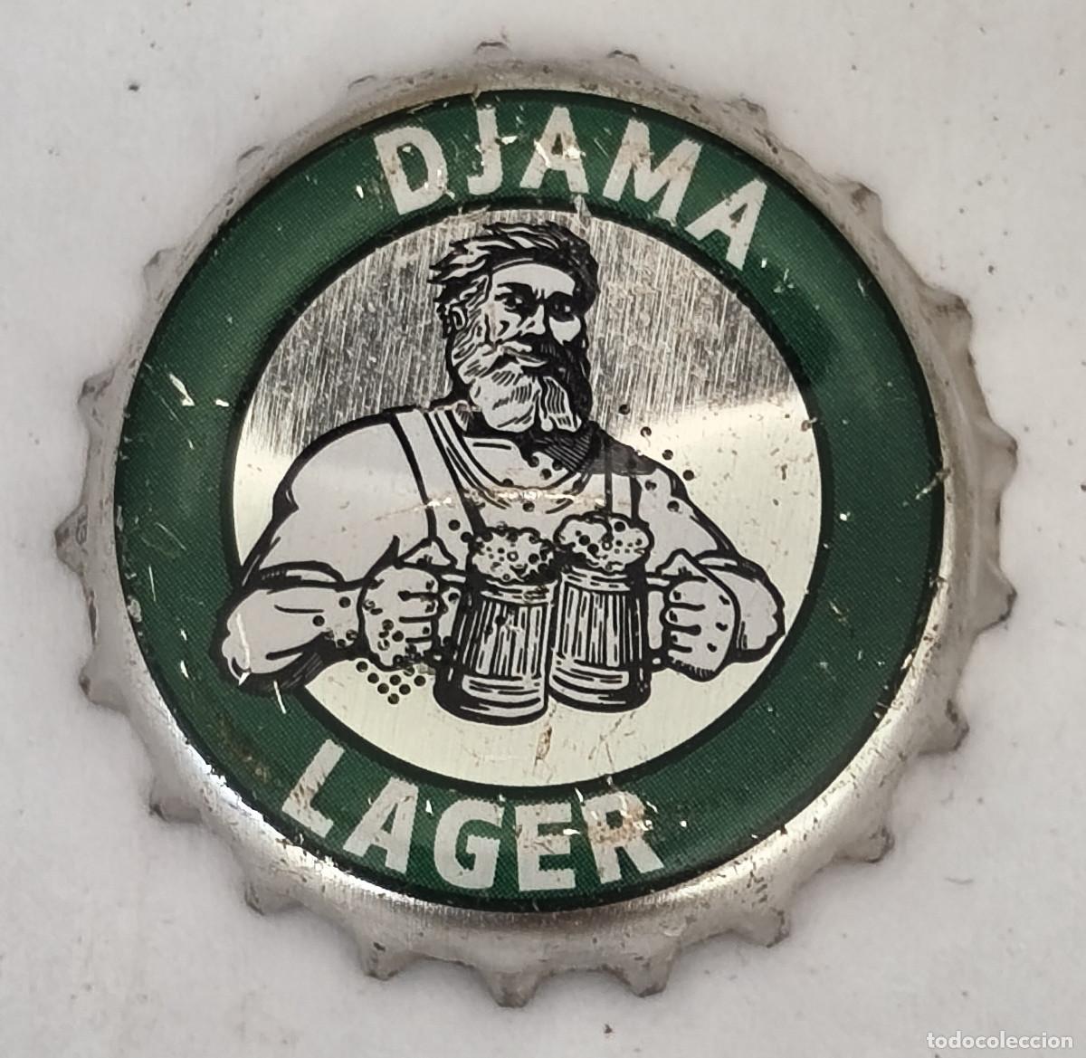 Coleccionismo de cervezas: CHAPA TAPON CORONA CERVEZA - DJAMA LAGER - Africa ( TOGO )